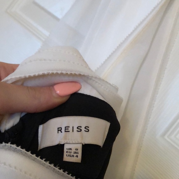 Reiss Martha jumpsuit. Size 4. Black and white - Picture 7 of 7